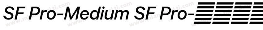 SF Pro-Medium SF Pro字体转换
